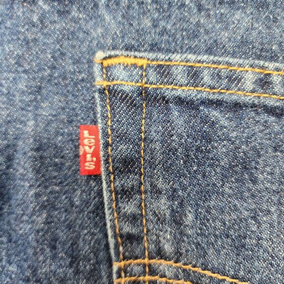 Vintage Levis Jeans Mens 40x30 Blue Denim 517 Boot Cut Orange Tab 00s Y2K - Picture 3 of 11